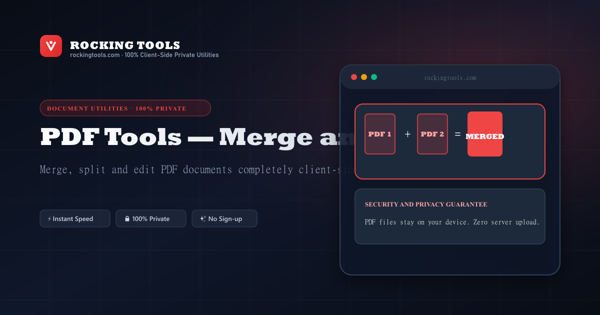 PDF Tools interface preview